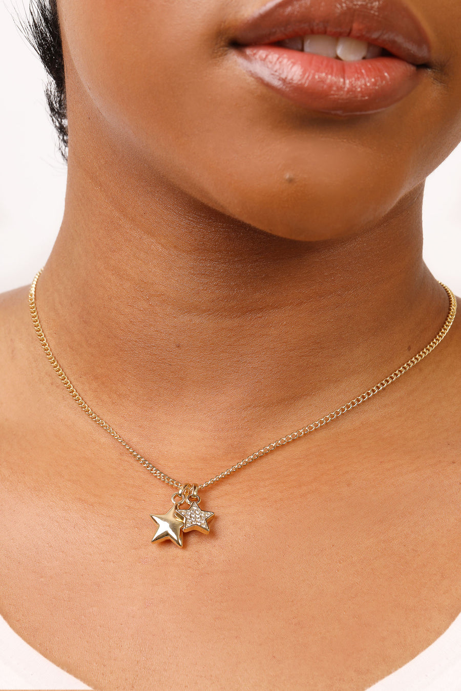 Gold 'Starry Sky' Pavé Necklace