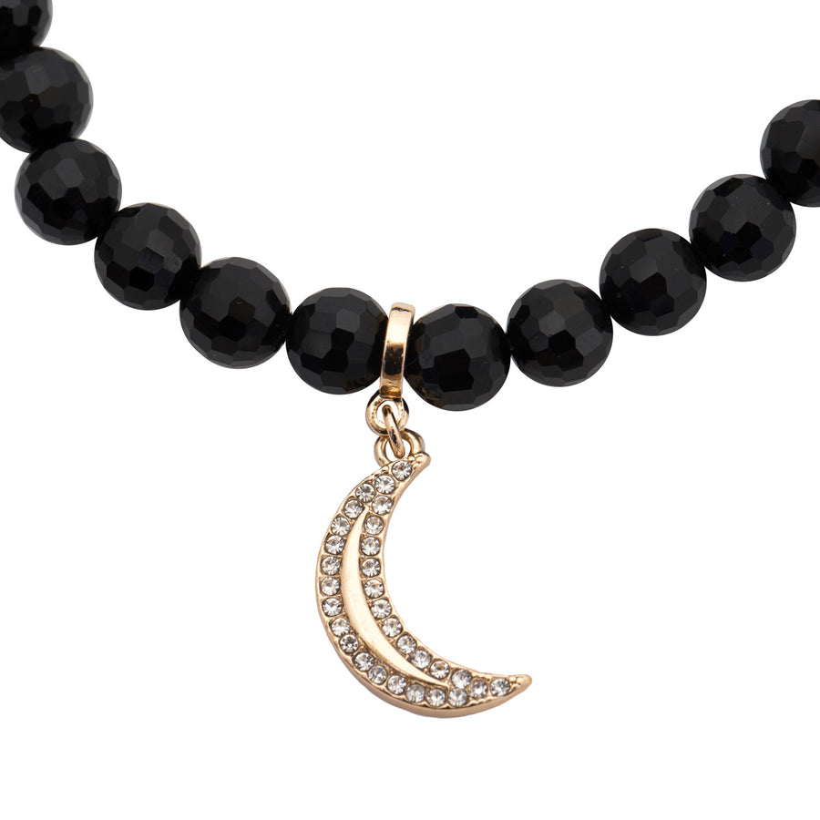 Moon beaded bracelet gift