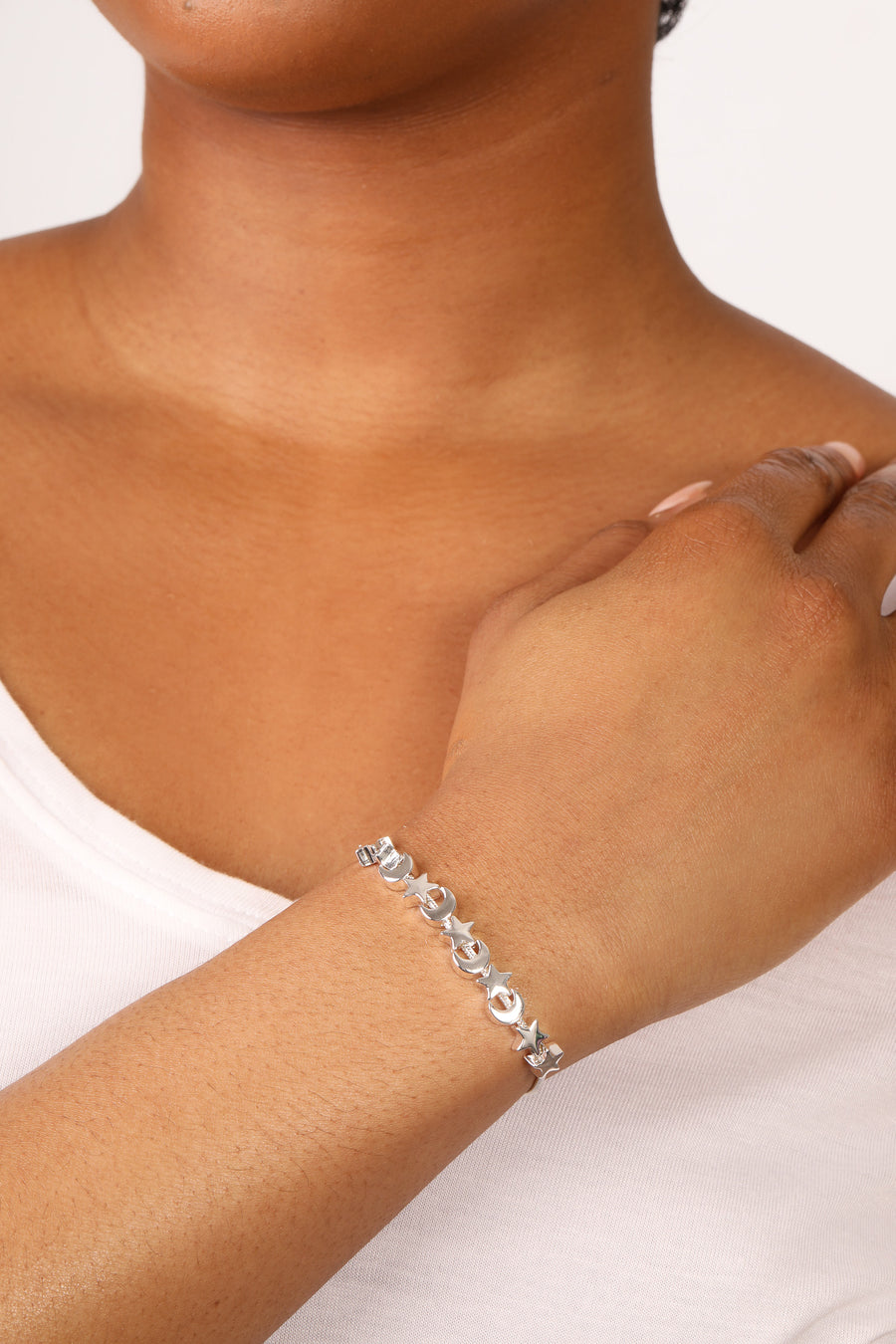 Silver 'Luna' Star Friendship Bracelet