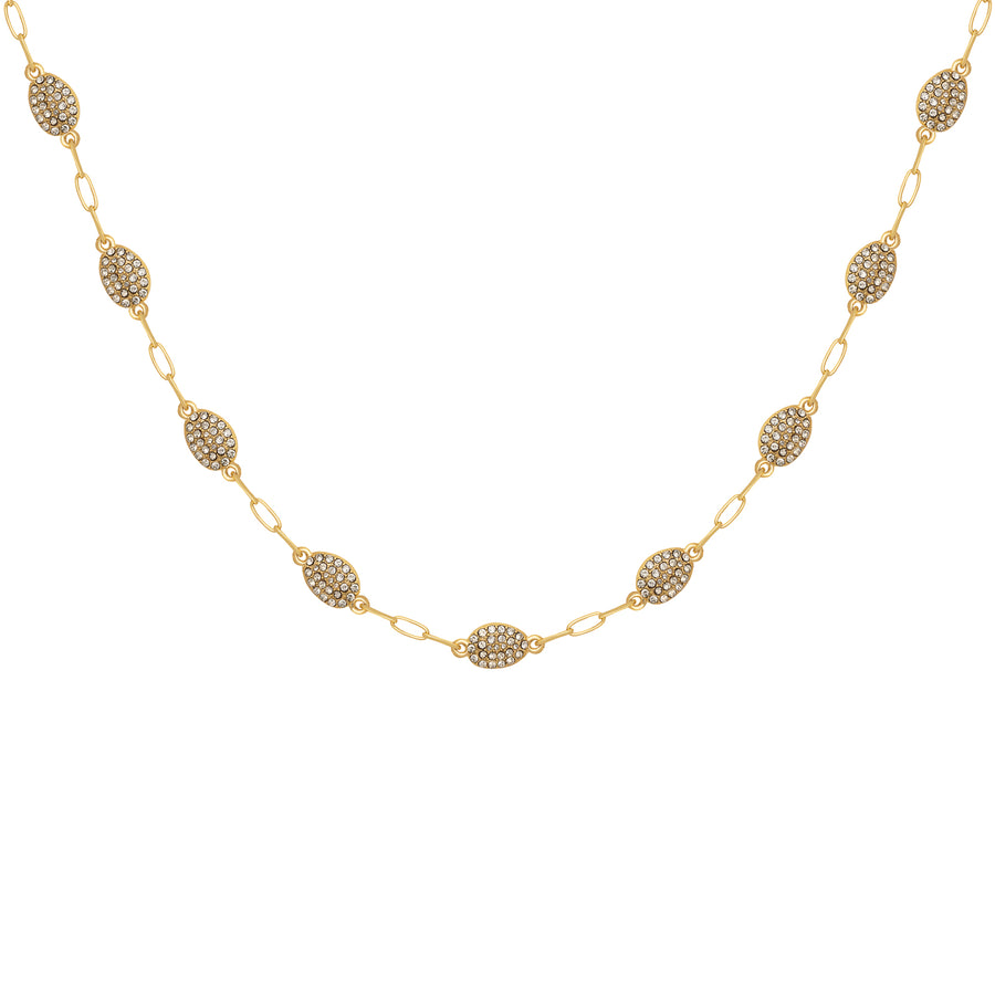 gold sparkly necklace gift 